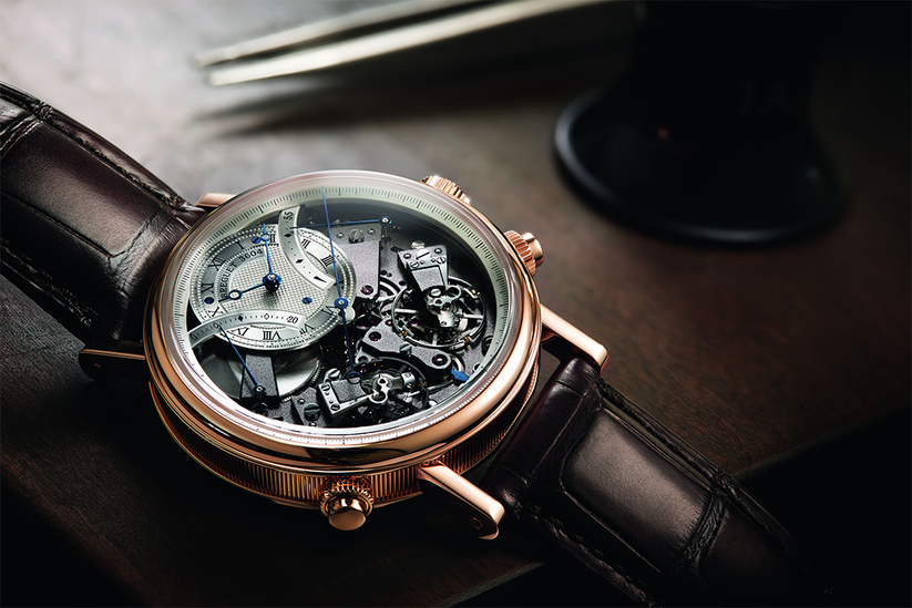 Breguet Tradition 7077 Skeleton Dial Brown 44 MM Watch for Men - view 3