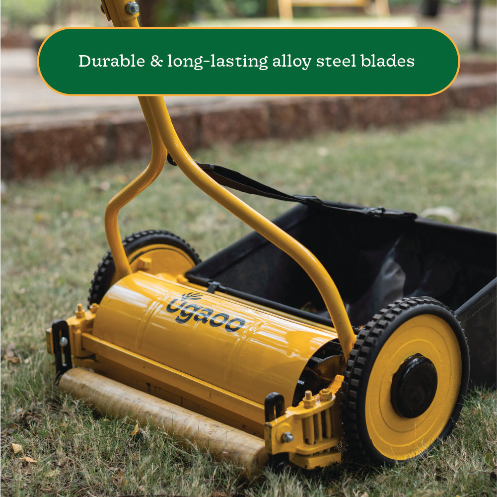 Ugaoo Premium Push Reel Lawn Mower - Your Eco-Friendly Lawn Care Solution - view 3
