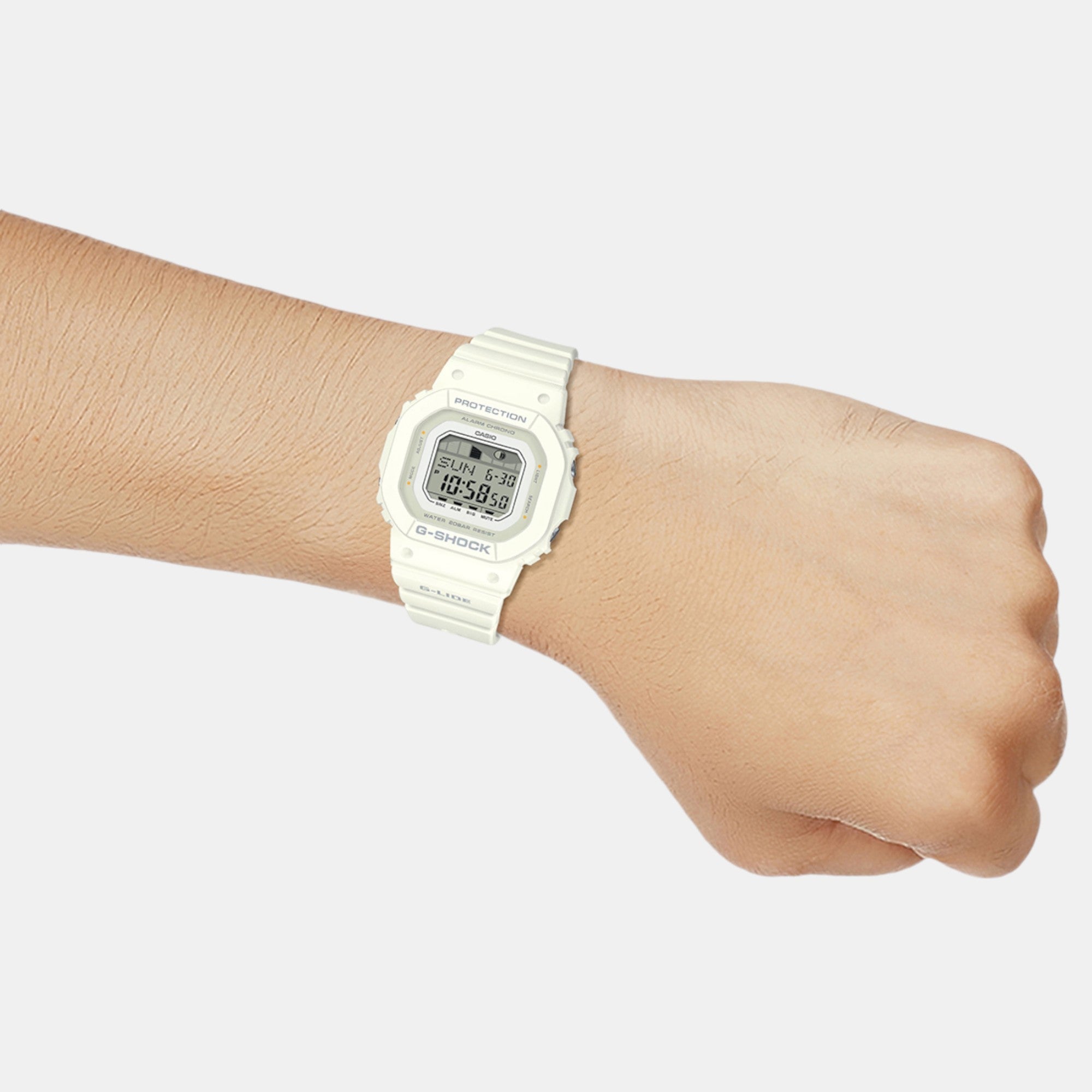 Casio G-Shock Women Quartz White Dial Digital Resin Watch G1573 - view 8