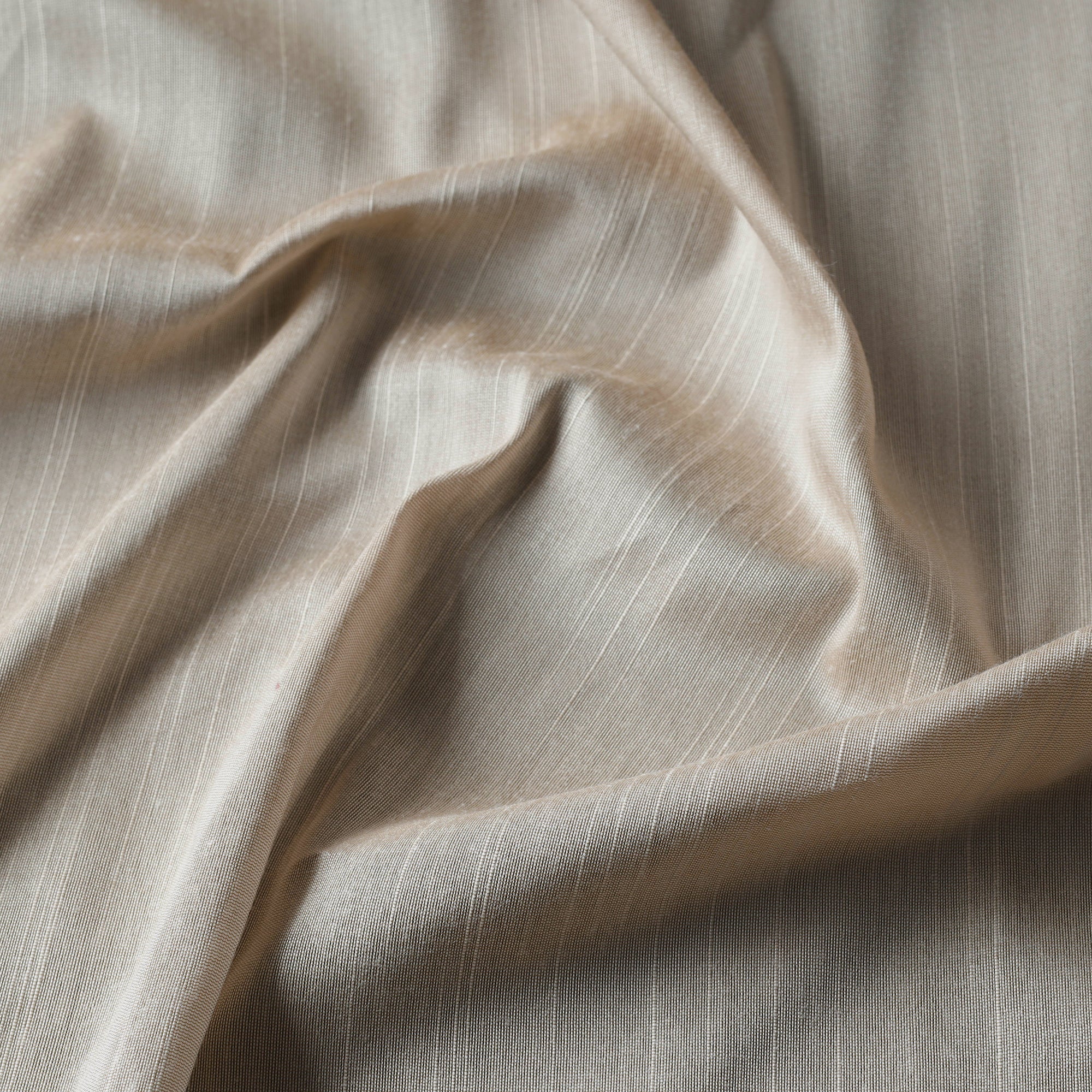 ITOKRI CRAFTS INITIATIVE Beige - Plain Slub Silk Fabric 07 - view 3