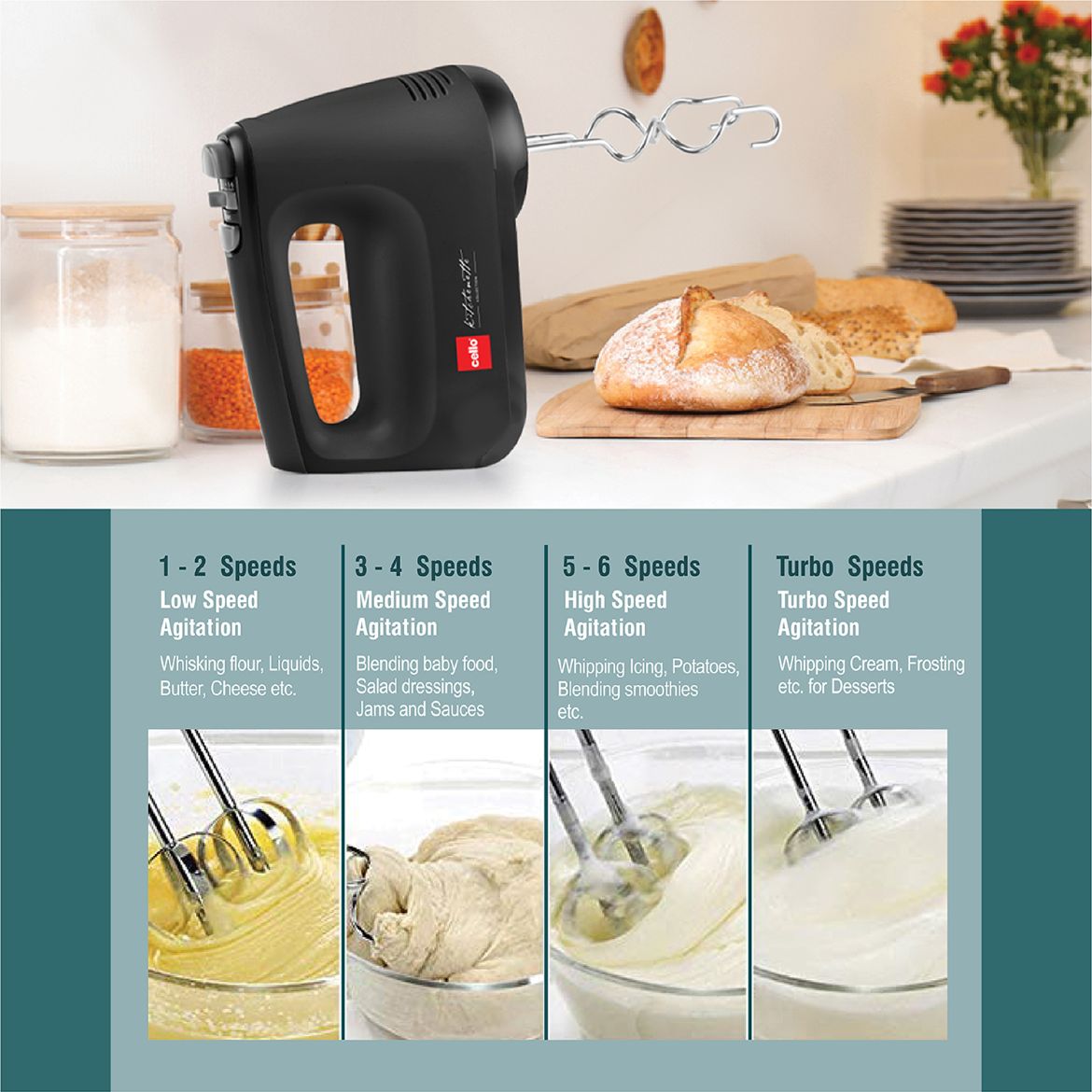 Cello Supreme Hand Beater, 400W - view 8
