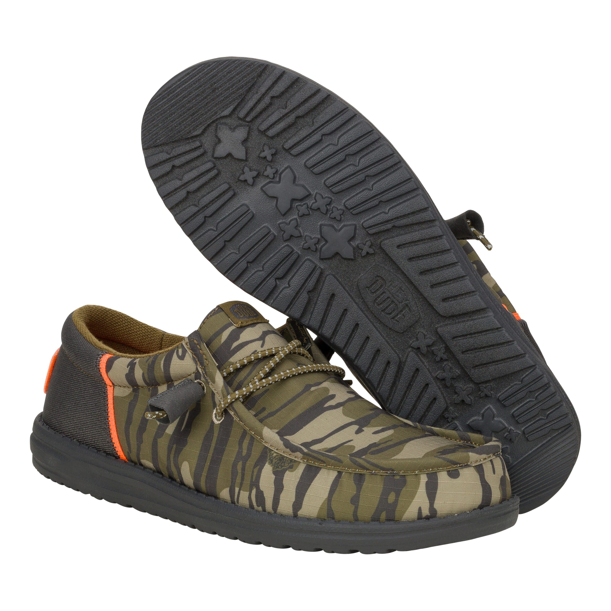HEYDUDE shoes Wally Funk Mossy Oak® Bottomland® - Black Camo - view 3