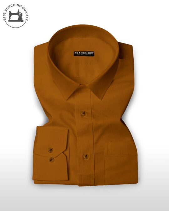 BlackTree Mustard I Formal Shirt I Regular Fit I 100% Cotton Shirt - view 2