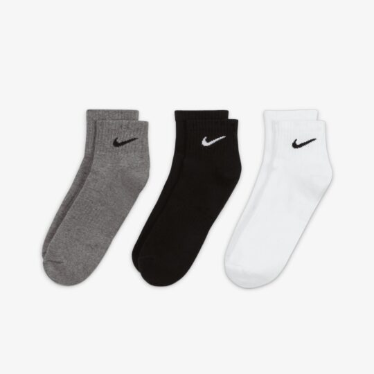 Nike | Everyday Cushioned Training Ankle Socks (3 Pairs) { Multi-color - view 2