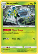 Rare sm5-17 non-holo – Pokémon Araquanid - 17/156 - Rare [sm5-17] [Non-Holo] - Araquanid - 17/156 - Rare