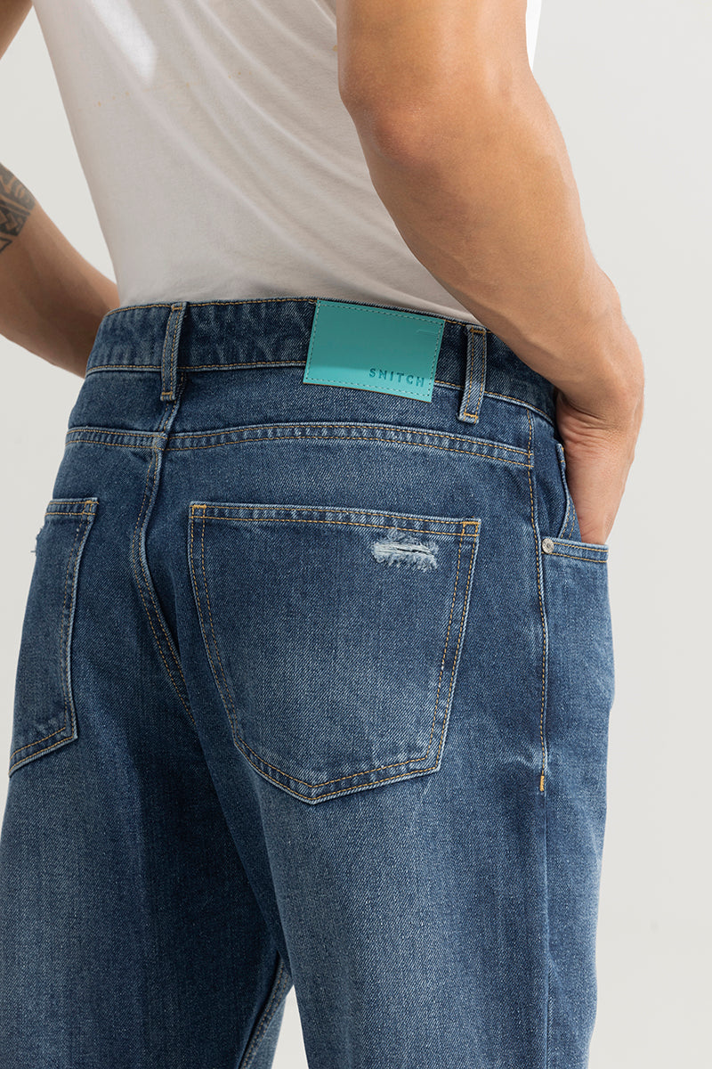 BlackTree Castor Aegean Blue Baggy Jeans - view 7