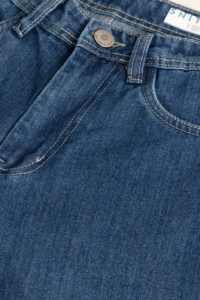 SNITCH Funkflex Blue Baggy Fit Jeans - view 2