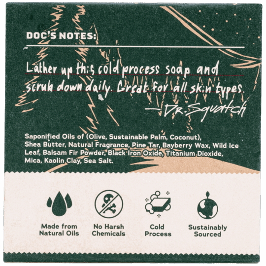 Dr.Squatch by BlackTree Snowy Pine Tar - view 2
