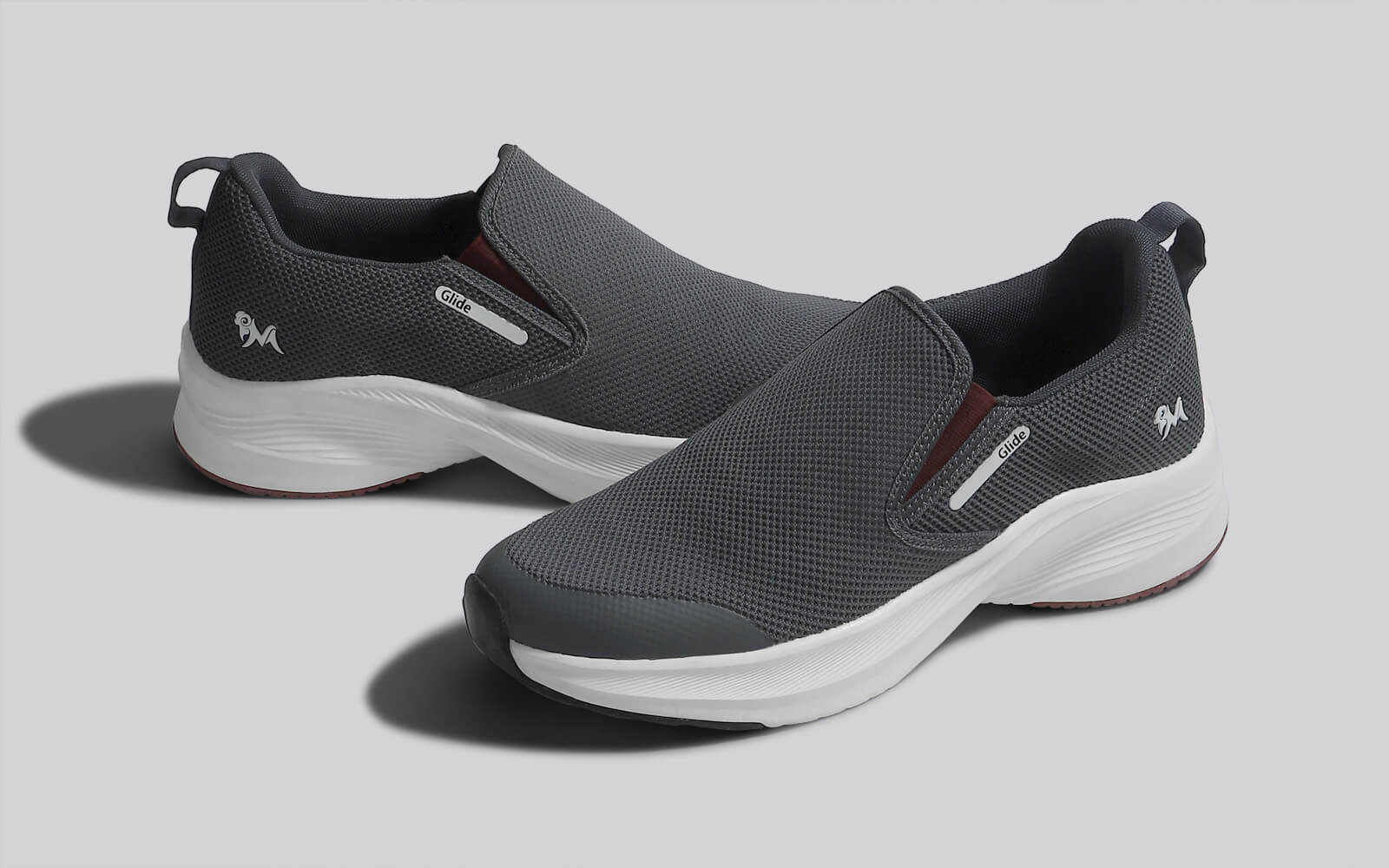 Neeman's The Dependables : Dark Grey-Maroon - view 8