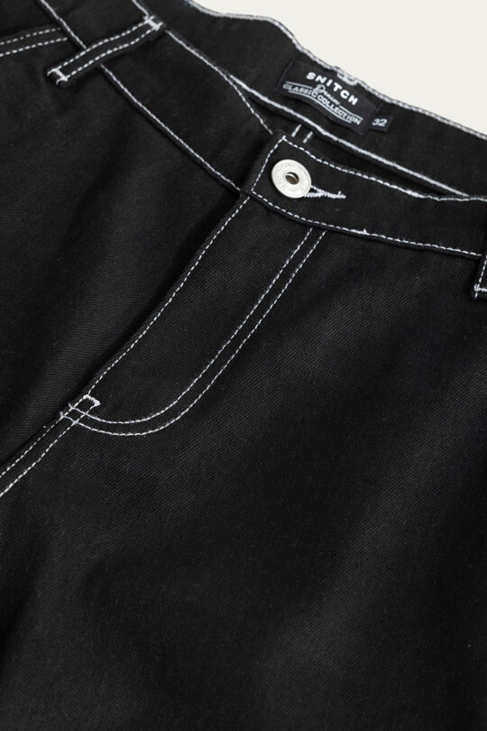 SNITCH Swayer Black Baggy Fit Jeans - view 2