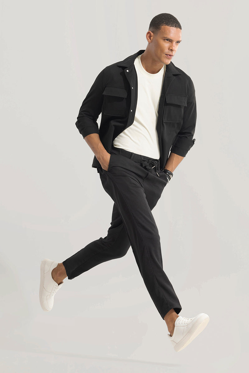 SNITCH Soft Stride Black Trouser - view 3