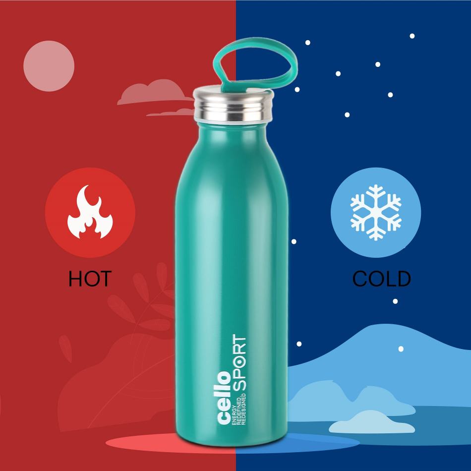 Cello Nios Flask, Vacusteel Water Bottle - view 23