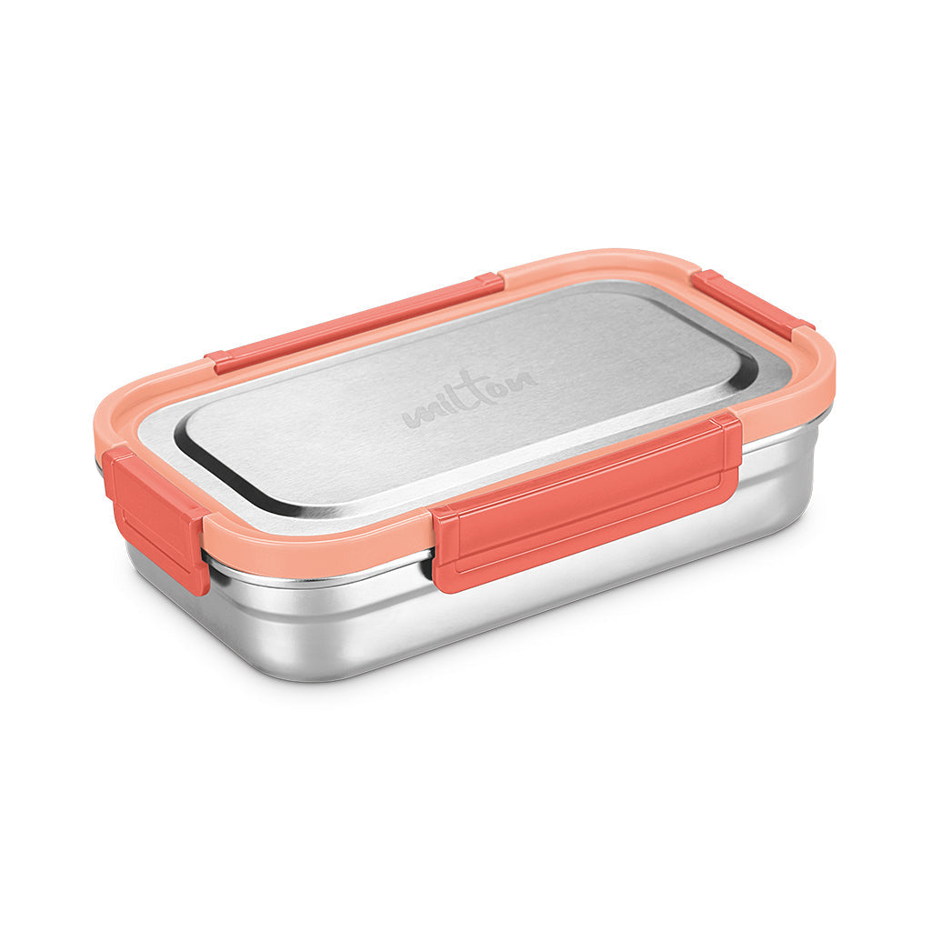 Milton Home Meal Stainless Steel Airtight Leak Proof Lunch Box | Set of 2 - view 6