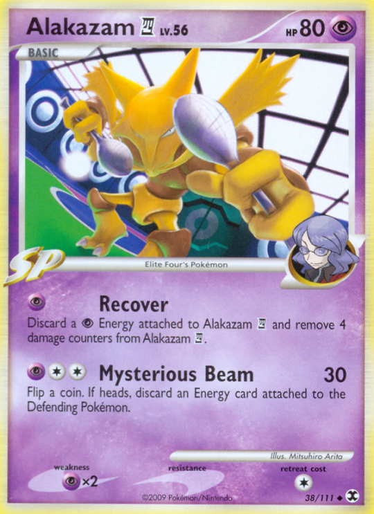 Uncommon pl2-38 non-holo – Pokémon Alakazam 4 - 38/111 - Uncommon [pl2-38] [Non-Holo] - Alakazam 4 - 38/111 - Uncommon