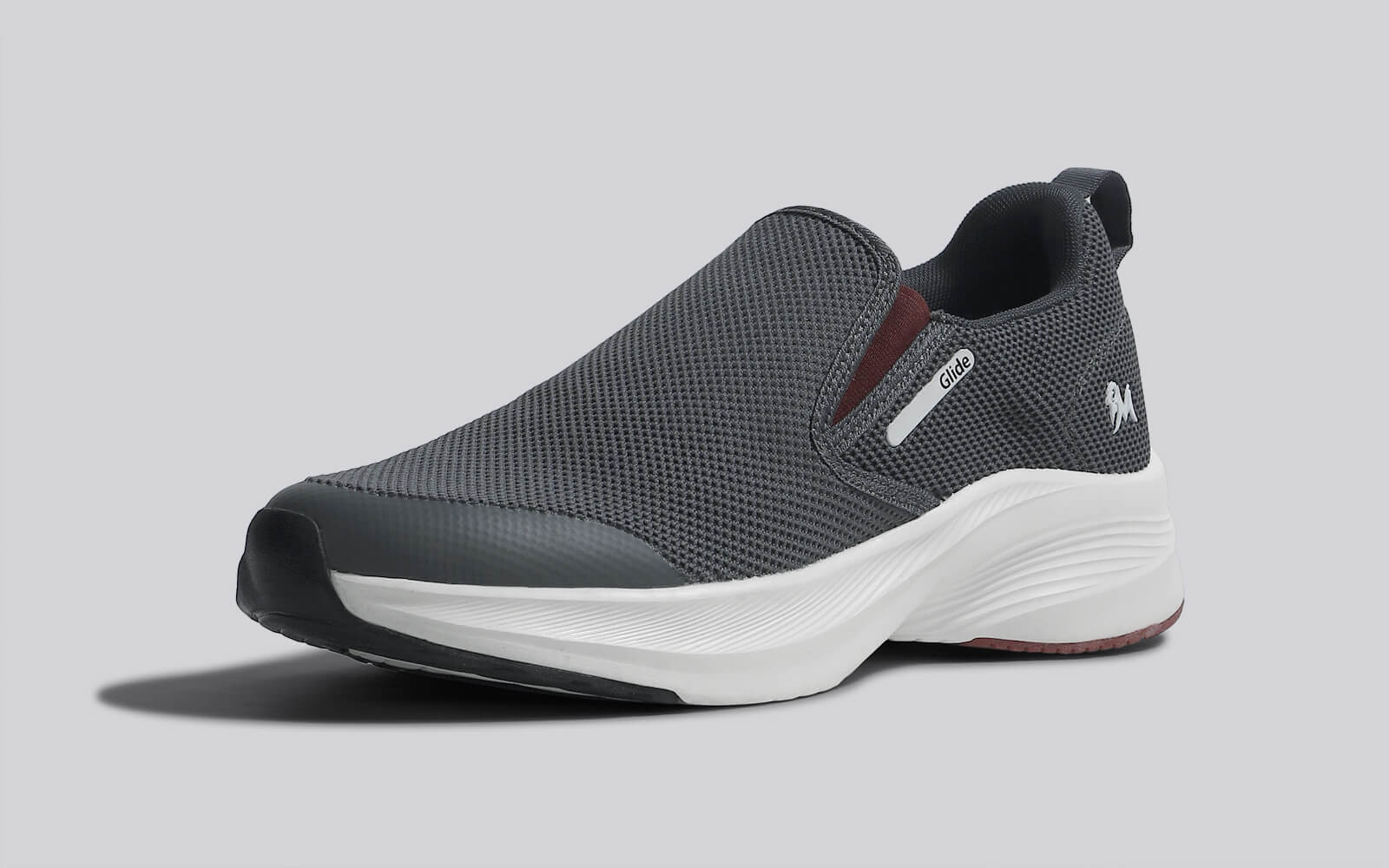 Neeman's The Dependables : Dark Grey-Maroon - view 7