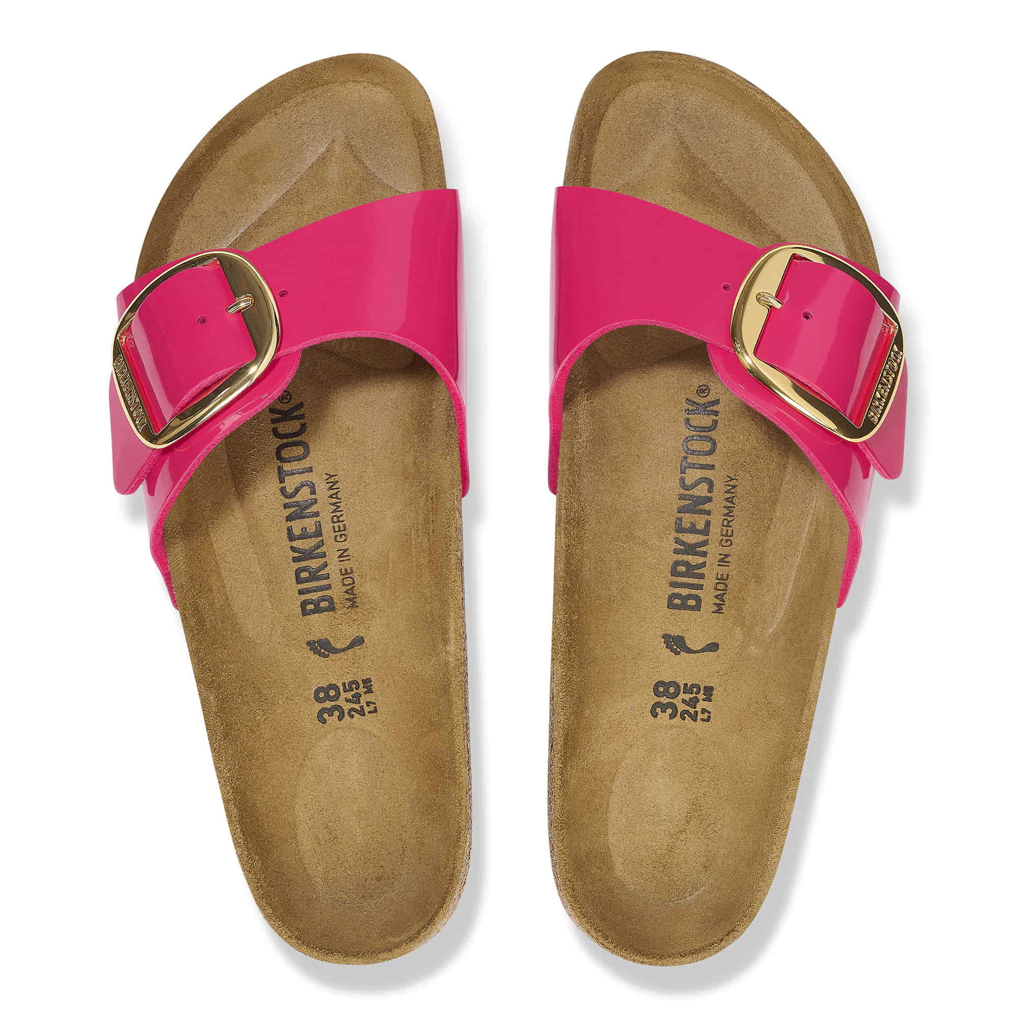 Birkenstock Madrid Big Buckle Birko-Flor Patent - view 2