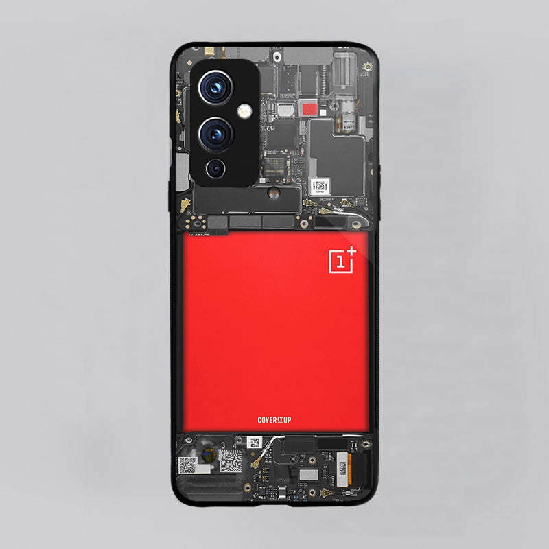 Design Phone Cases Oneplus Circuit X-Ray Interface Glass case