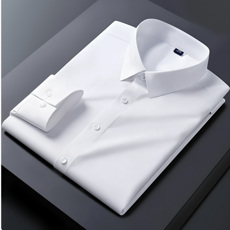 BlackTree Premium Cotton Solid Shirt for Man (White)
