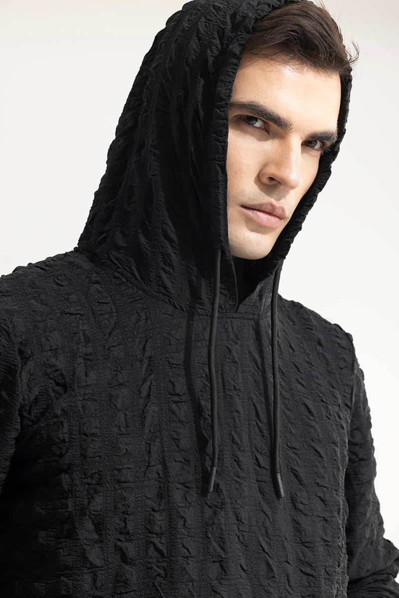 SNITCH Square Whiff Black Hoodie - view 5