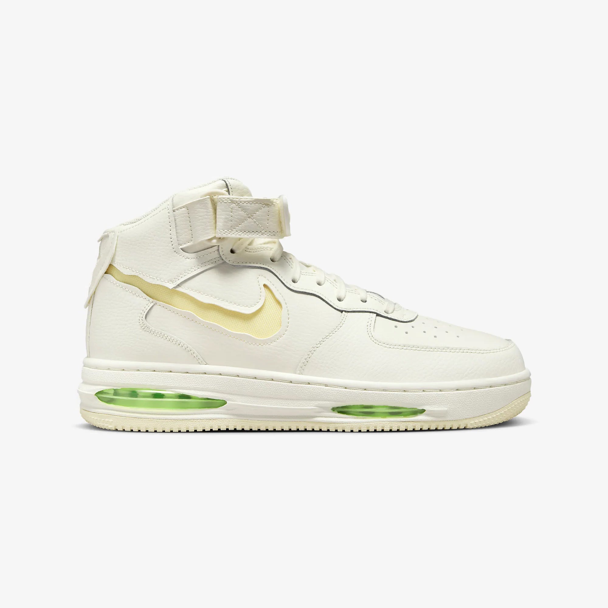 Nike | AIR FORCE 1 MID EVO { SAIL/COCONUT MILK-LIME BLAST - view 6