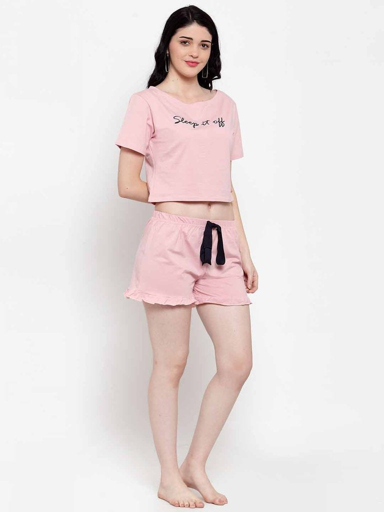 BlackTree Woman Printed Short Set..