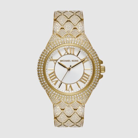 Michael Kors Camille Women Quartz White Dial Analog Stainless Steel Watch MK4800