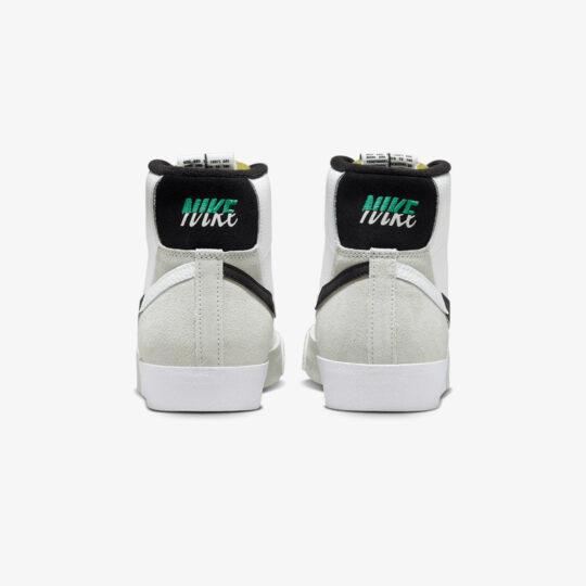 Nike | BLAZER MID '77 PREMIUM { SUMMIT WHITE/BLACK-LIGHT SILVER - view 2