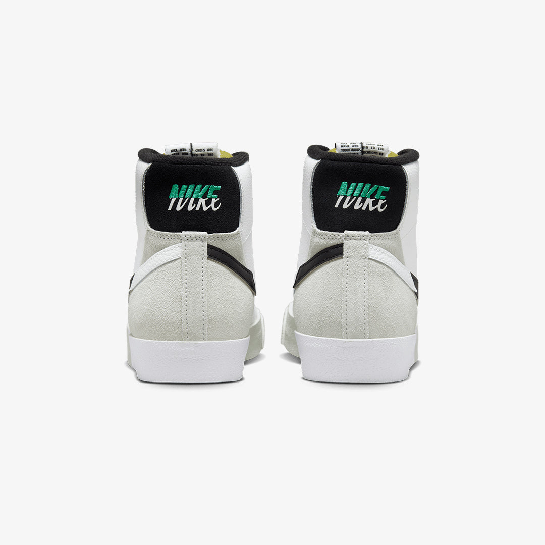 Nike | BLAZER MID '77 PREMIUM { SUMMIT WHITE/BLACK-LIGHT SILVER - view 2