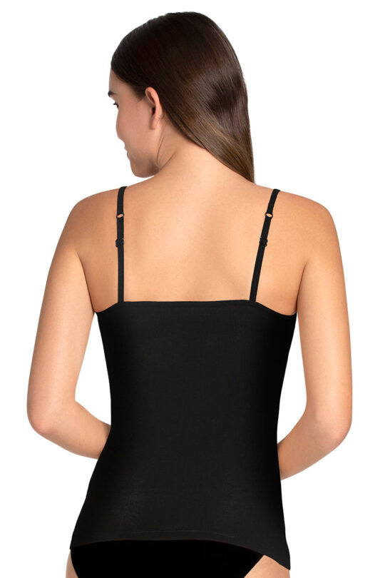 Amante Shelf Support Camisole - Black - view 2