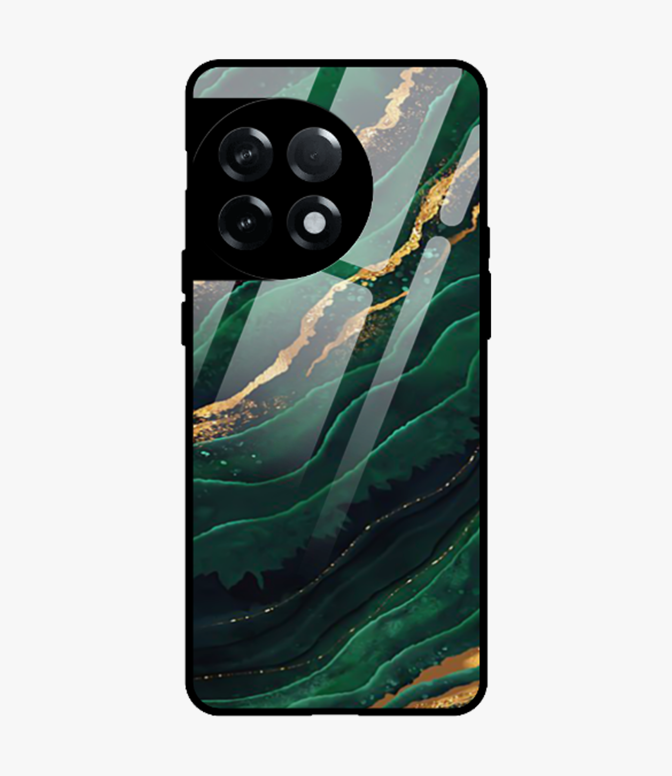 The Case Company Green Emerald Marble Metal Case for Oneplus 11R