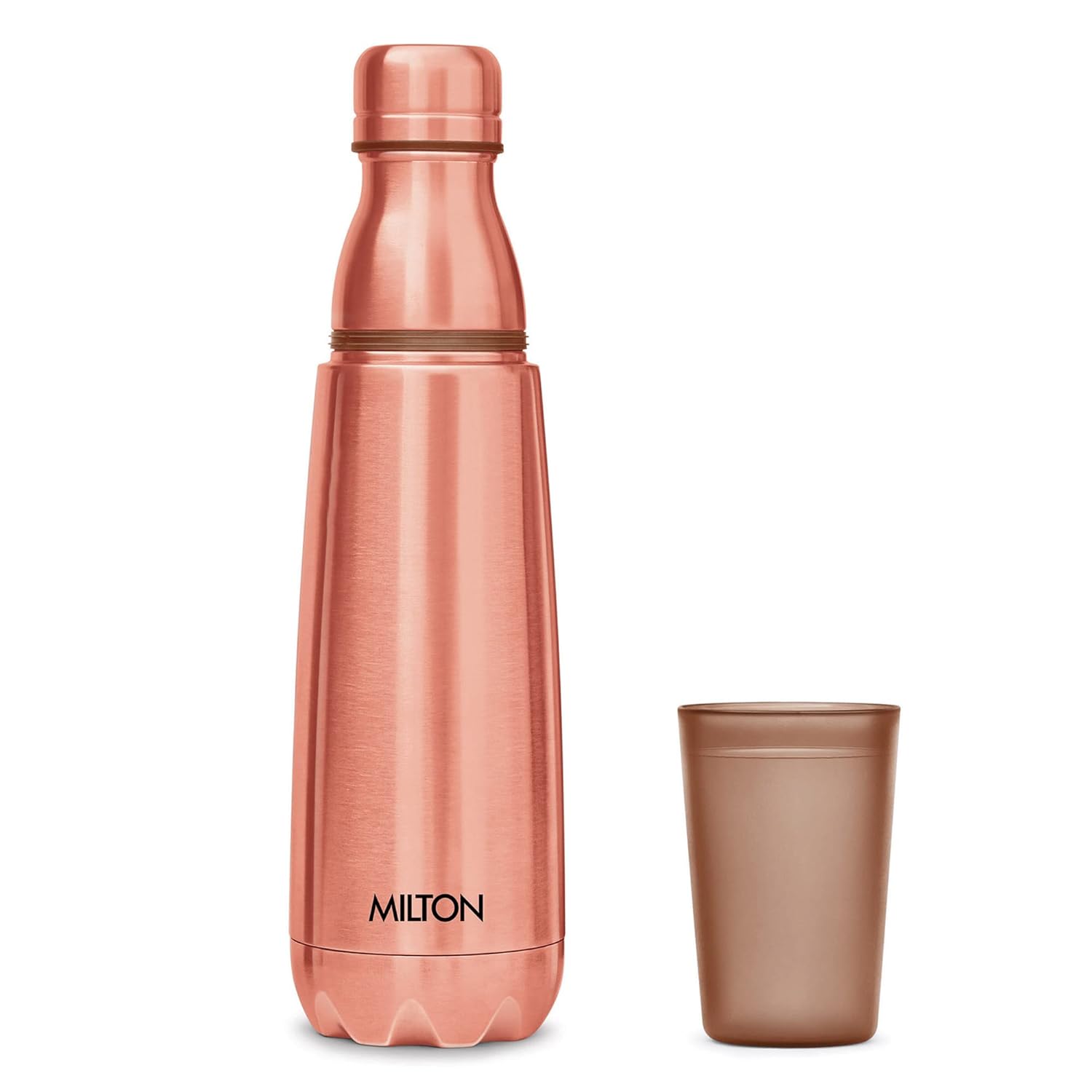 Milton Vertex Thermosteel Water Bottle with Unbreakable Plastic Tumbler | 1 Pc - view 2