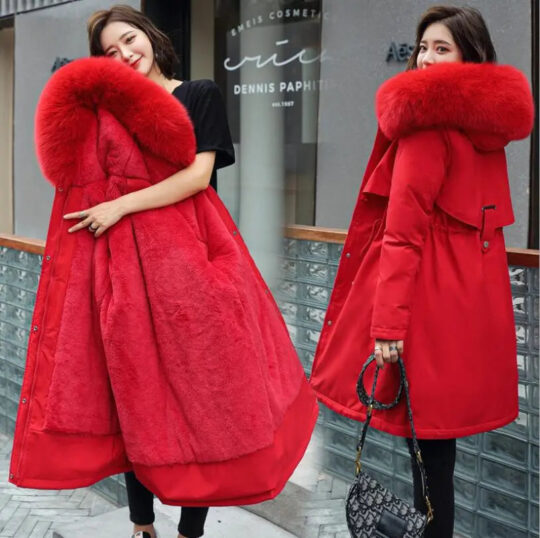 BlackTree Winter Jacket for Women's Winter Long Coats Hooded