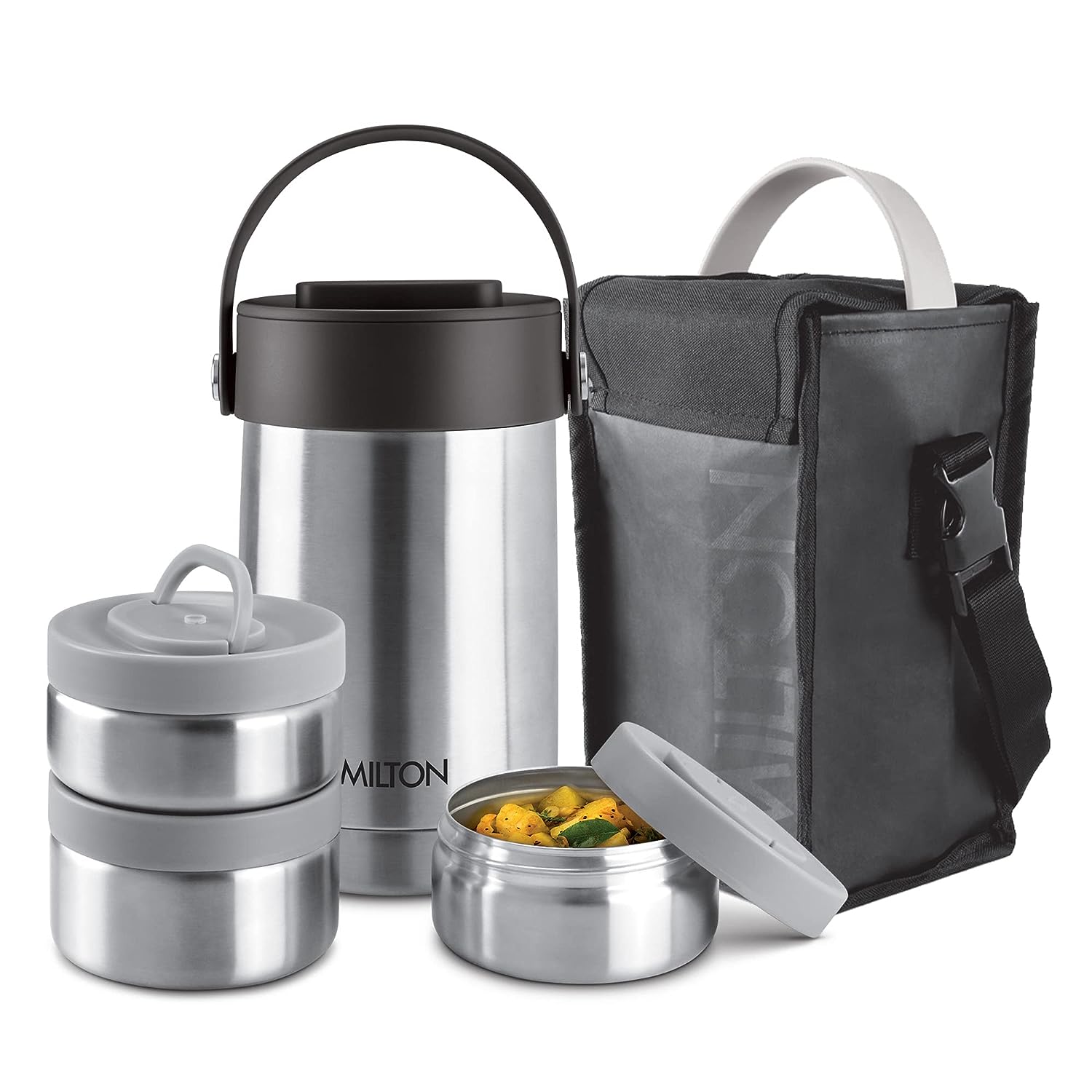 Glamour Thermosteel Stainless Steel Tiffin Box (Milton) - view 9