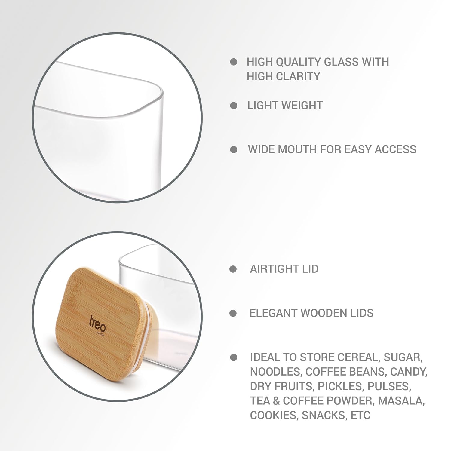 Recto Jar (Treo by Milton) – Transparent - view 4