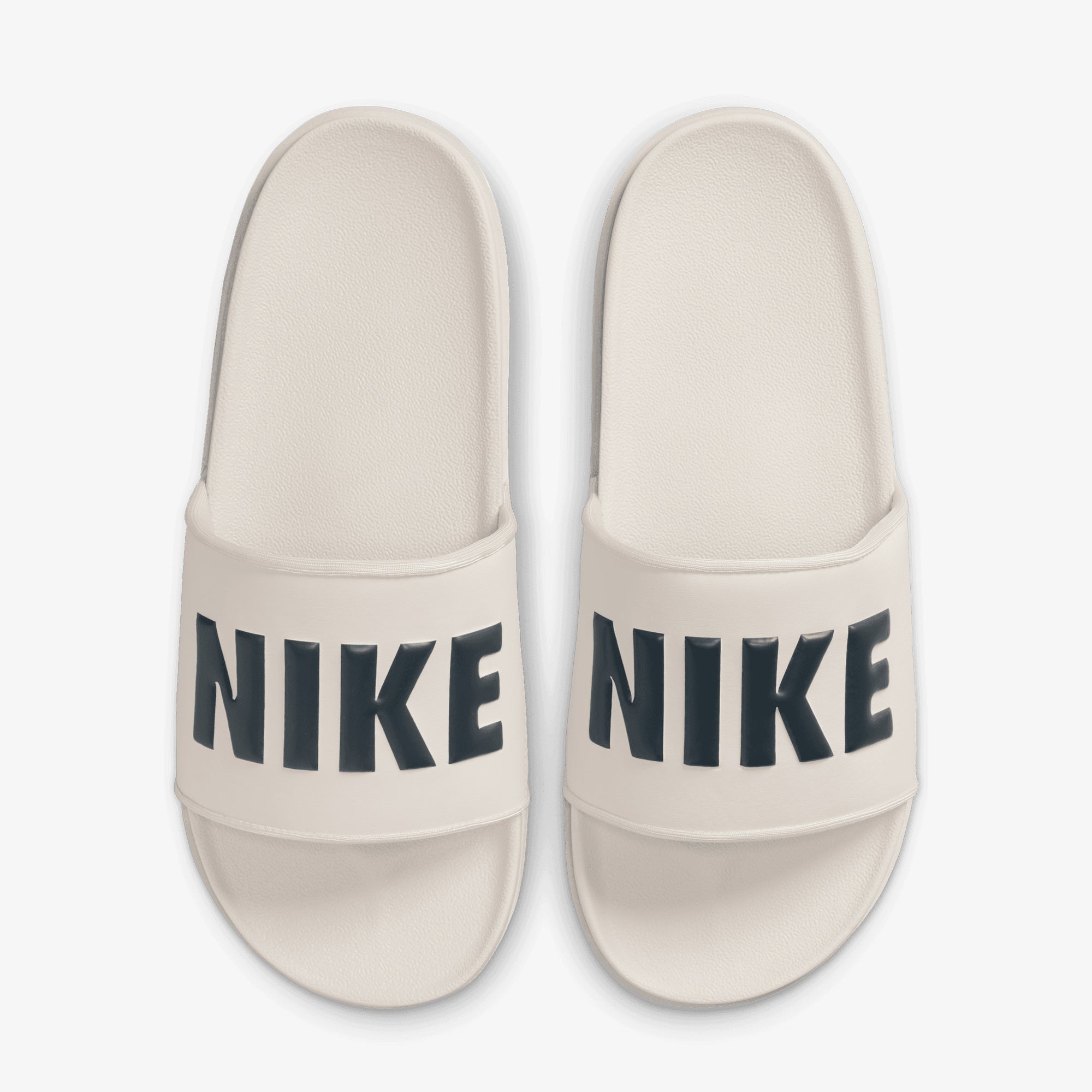 Nike | Offcourt Slides { Lt Orewood Brn/armory Navy-sail - view 2