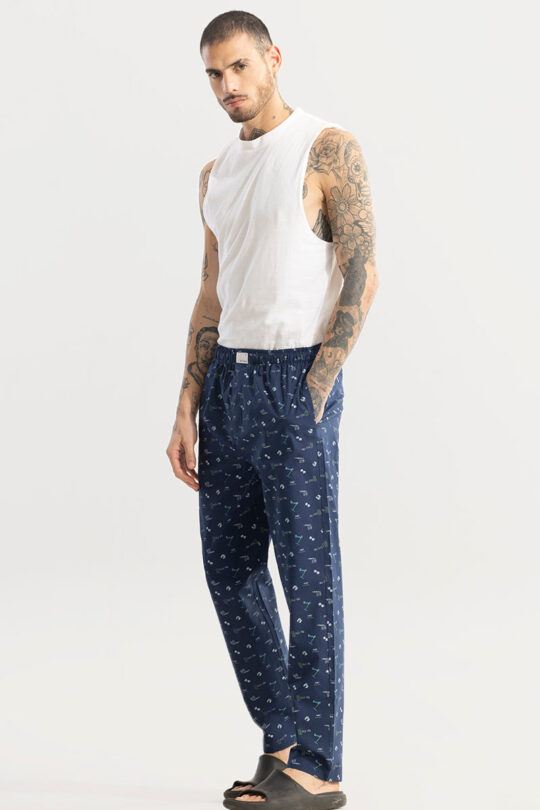 SNITCH Urban Print Navy Pyjama