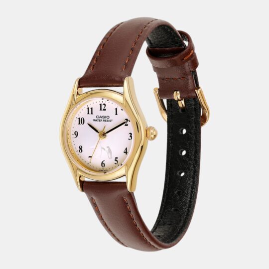 Casio Enticer Women Quartz White Dial Analog Leather Watch A2266 - view 2