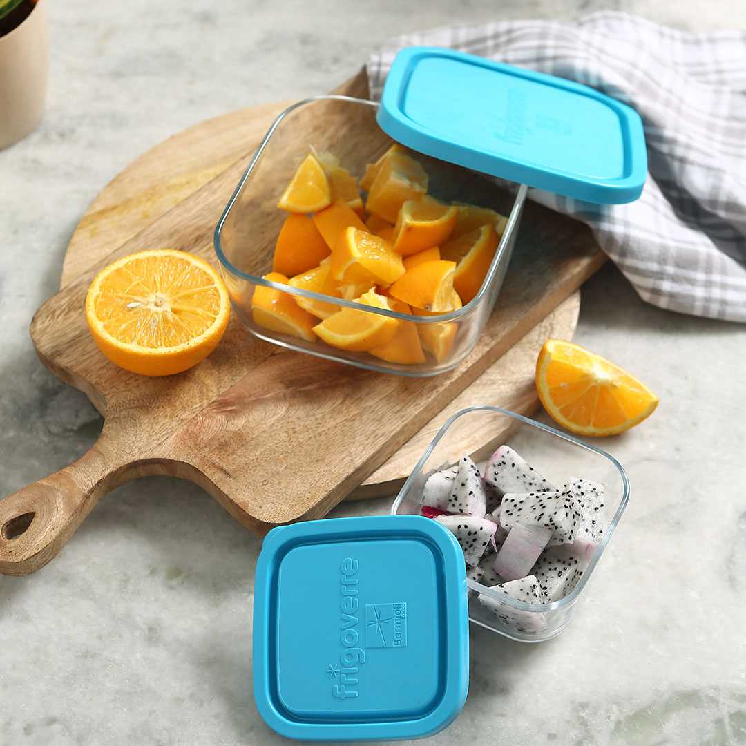 Wonderchef Bormioli Frigoverre 2 Pcs Square Glass Container. - view 5