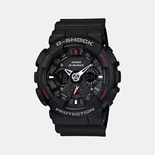 Casio G-Shock Men Quartz Black Dial Analog-Digital Resin Watch G346