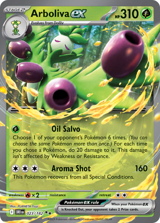 Double rare sv10-023 – Pokémon Arboliva ex - 023/182 - Double Rare [sv10-023] [Ultra] - Arboliva ex - 023/182 - Double Rare