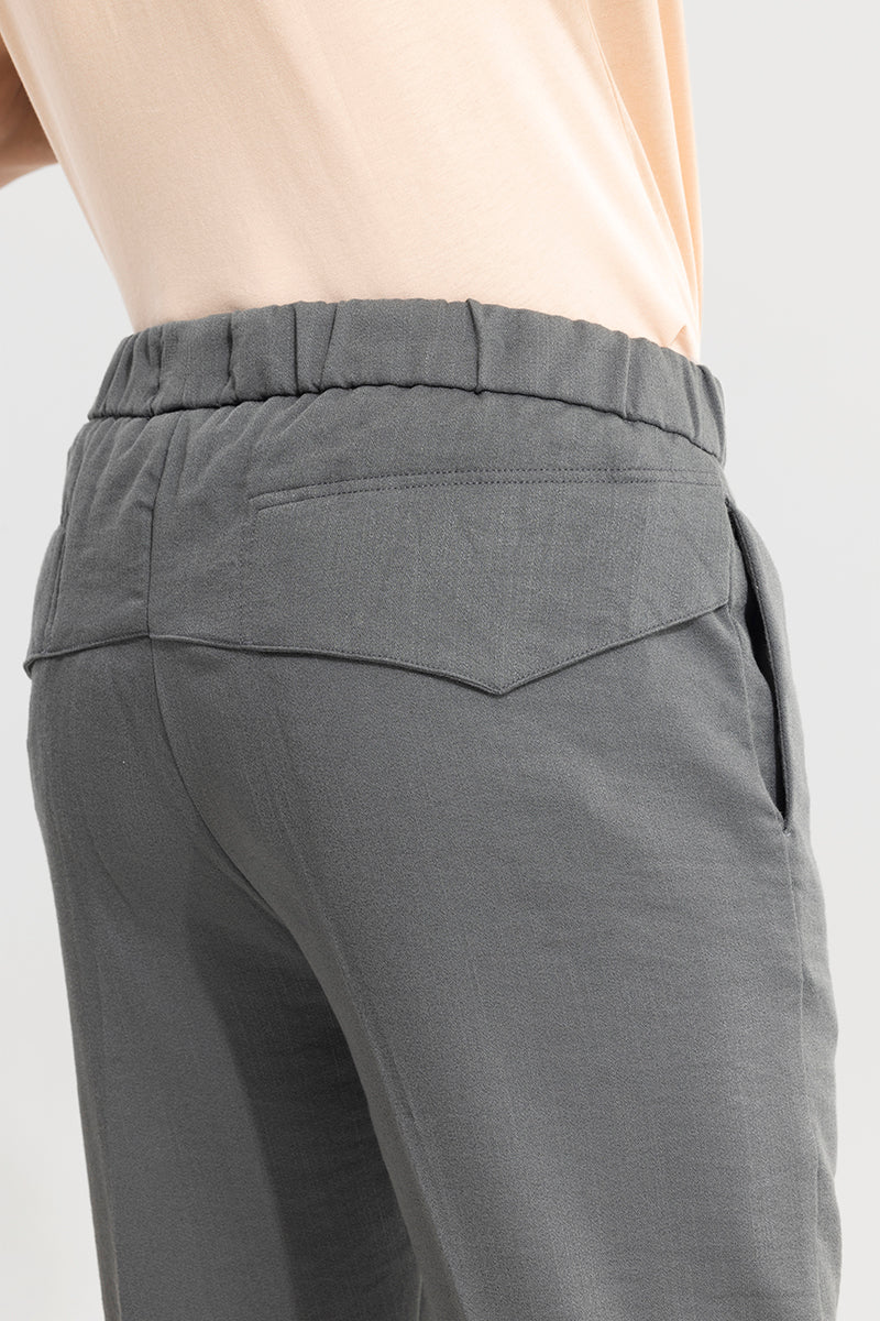 SNITCH Soft Stride Elephant Grey Trouser - view 5