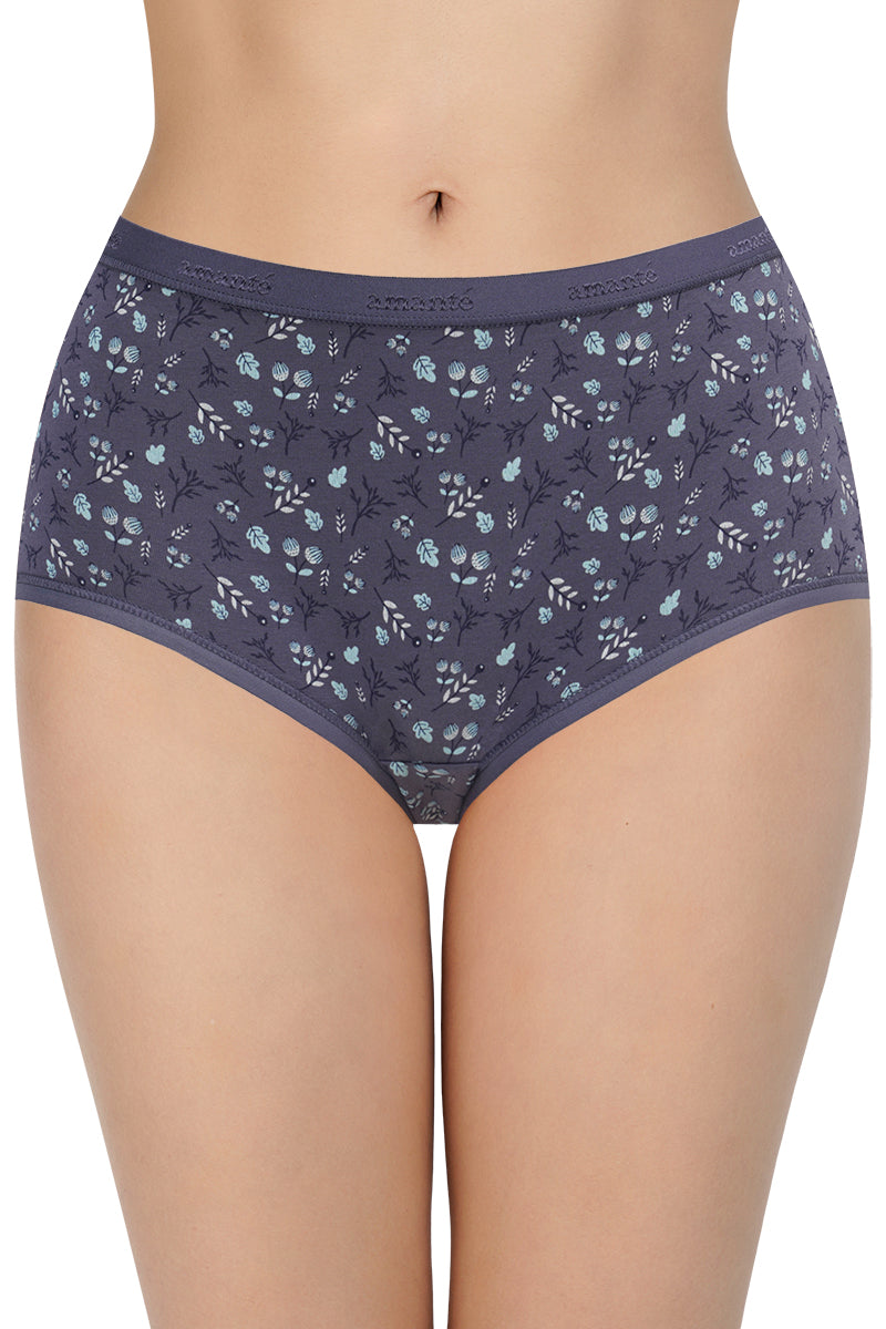 Amante Print High Rise Full Brief Panties (Pack of 3) - view 6