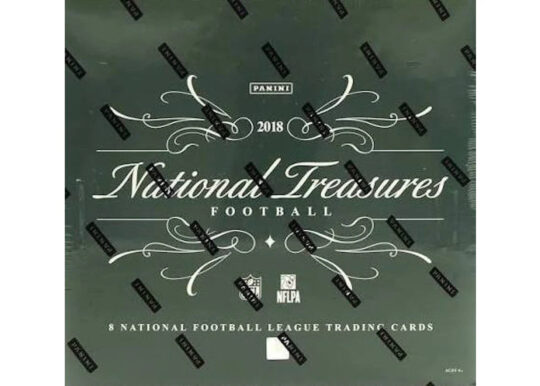 2018 Panini National Treasures Football Hobby Box