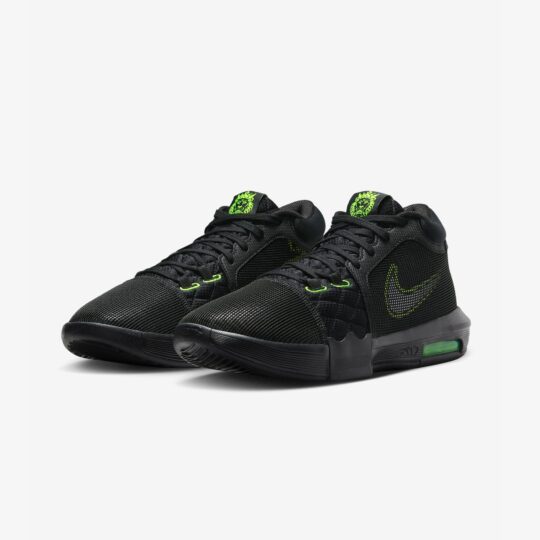 Nike | LEBRON WITNESS 8 EP { BLACK/VOLT/WHITE - view 2