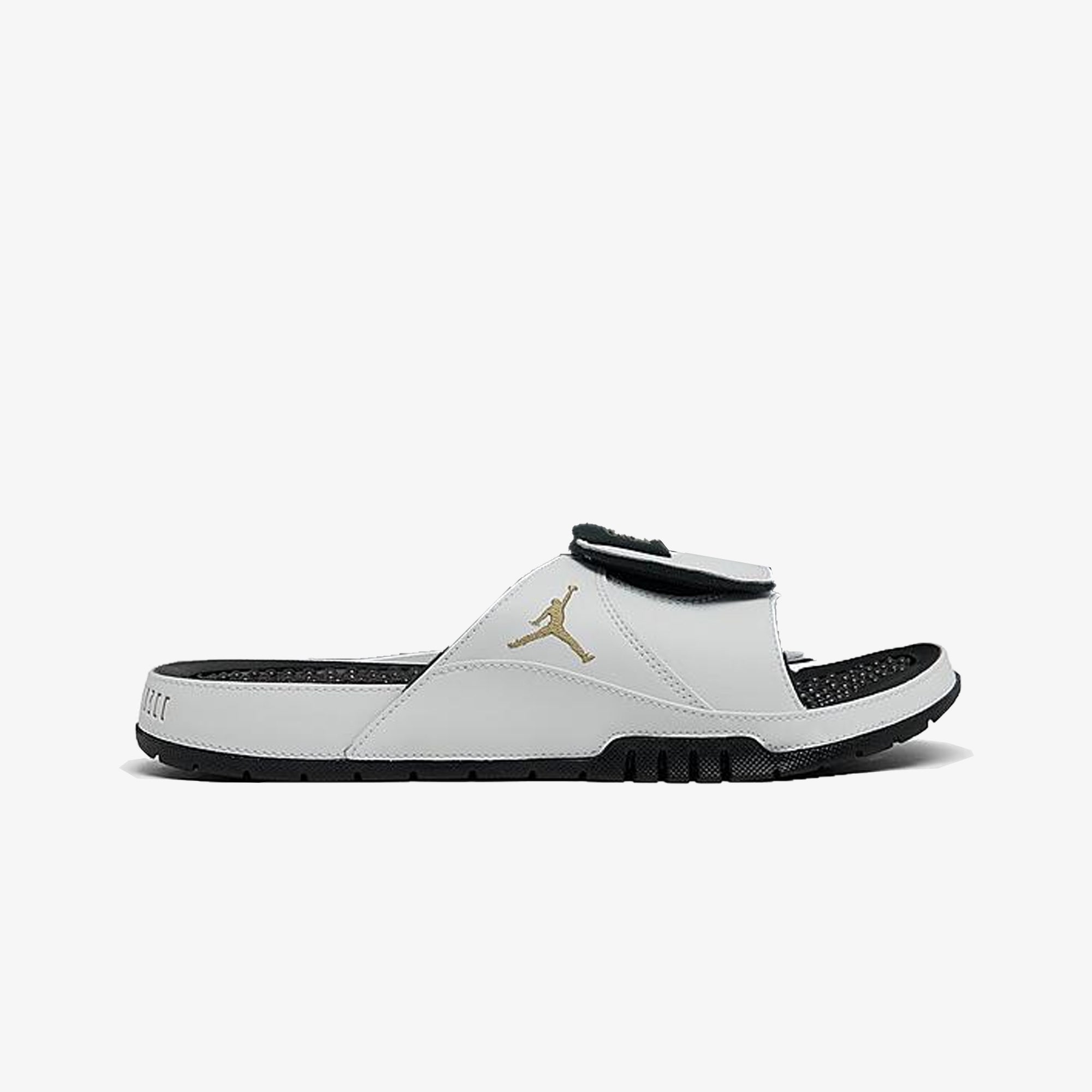 Jordan | HYDRO XI { WHITE/METALLIC GOLD-BLACK - view 4