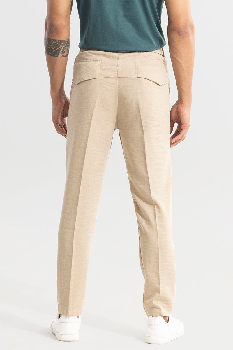 SNITCH Soft Stride Beige Trouser - view 8