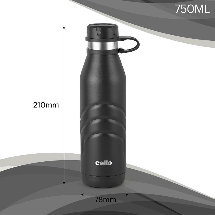 Cello Duro Crown Flask, Vacusteel Water Bottle - view 60