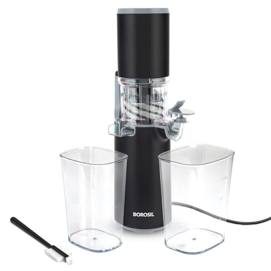 Borosil Easy Juice Cold Press Slow Juicer | Black - view 2