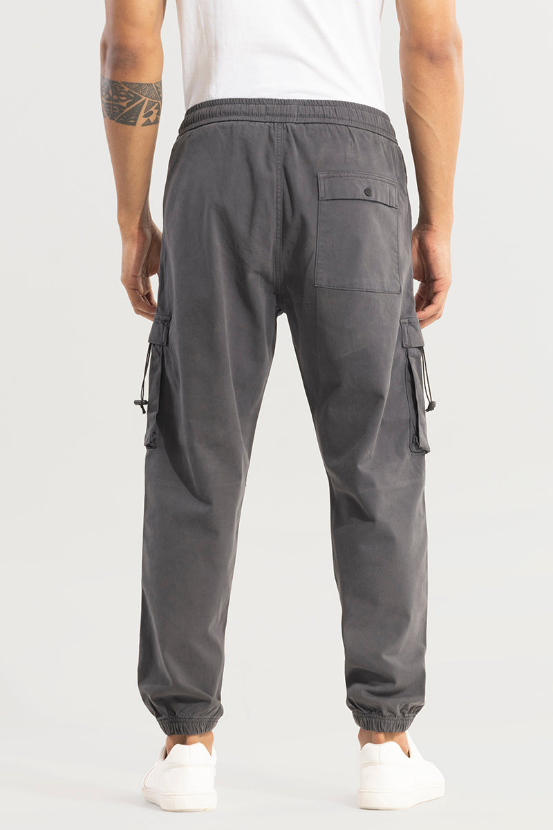 BlackTree Hexa-Pocket Grey Cargo Pant - view 7