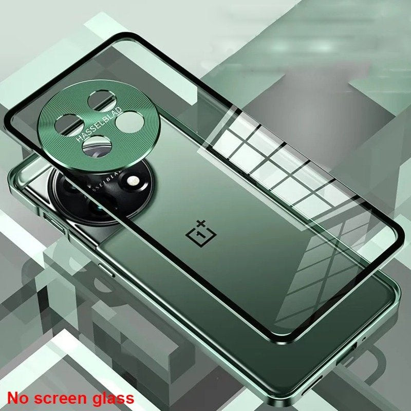 Million Cases OnePlus 12R Aluminium Alloy Metal Frame Glass Case - view 3
